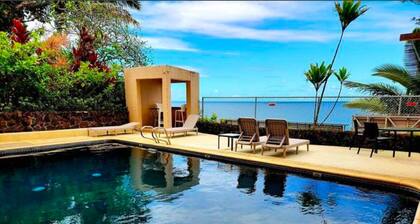 Penthouse Paradise 2 Bedroom Apartment on the water, overlooking Hilo Bay!!