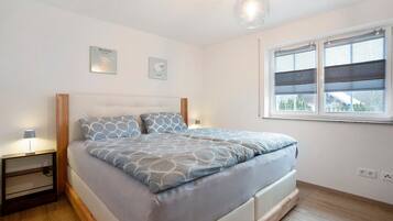 2 soverom, strykejern/-brett, wi-fi (inkludert) og sengetøy