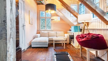 TV, fireplace, DVD player, stereo
