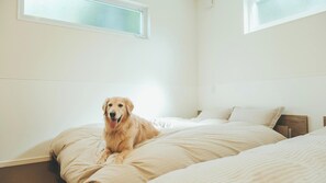 2 chambres, bureau, Wi-Fi gratuit, draps fournis