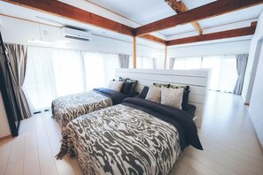 3 bedrooms, desk, iron/ironing board, free WiFi