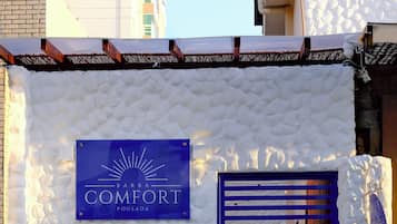 Voorkant van accommodatie