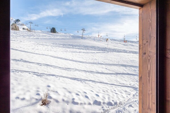 Udsigt fra overnatningsstedet