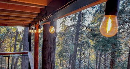 Cozy A-Frame High in The Tree Tops