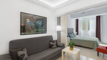 1 makuuhuone, silitysrauta/-lauta, ilmainen Wi-Fi, vuodevaatteet