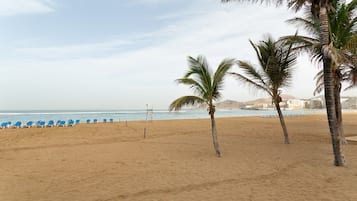 Vlak bij het strand