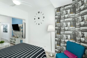 1 chambre, fer et planche Ă repasser, Wi-Fi gratuit, draps fournis