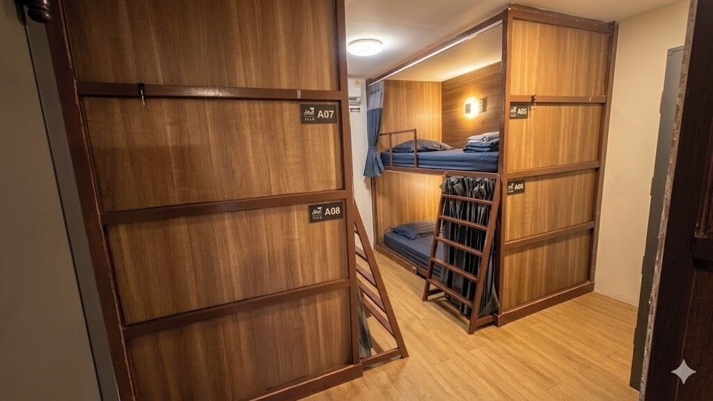 4 Bunk Beds Male | 免費 Wi-Fi、床單