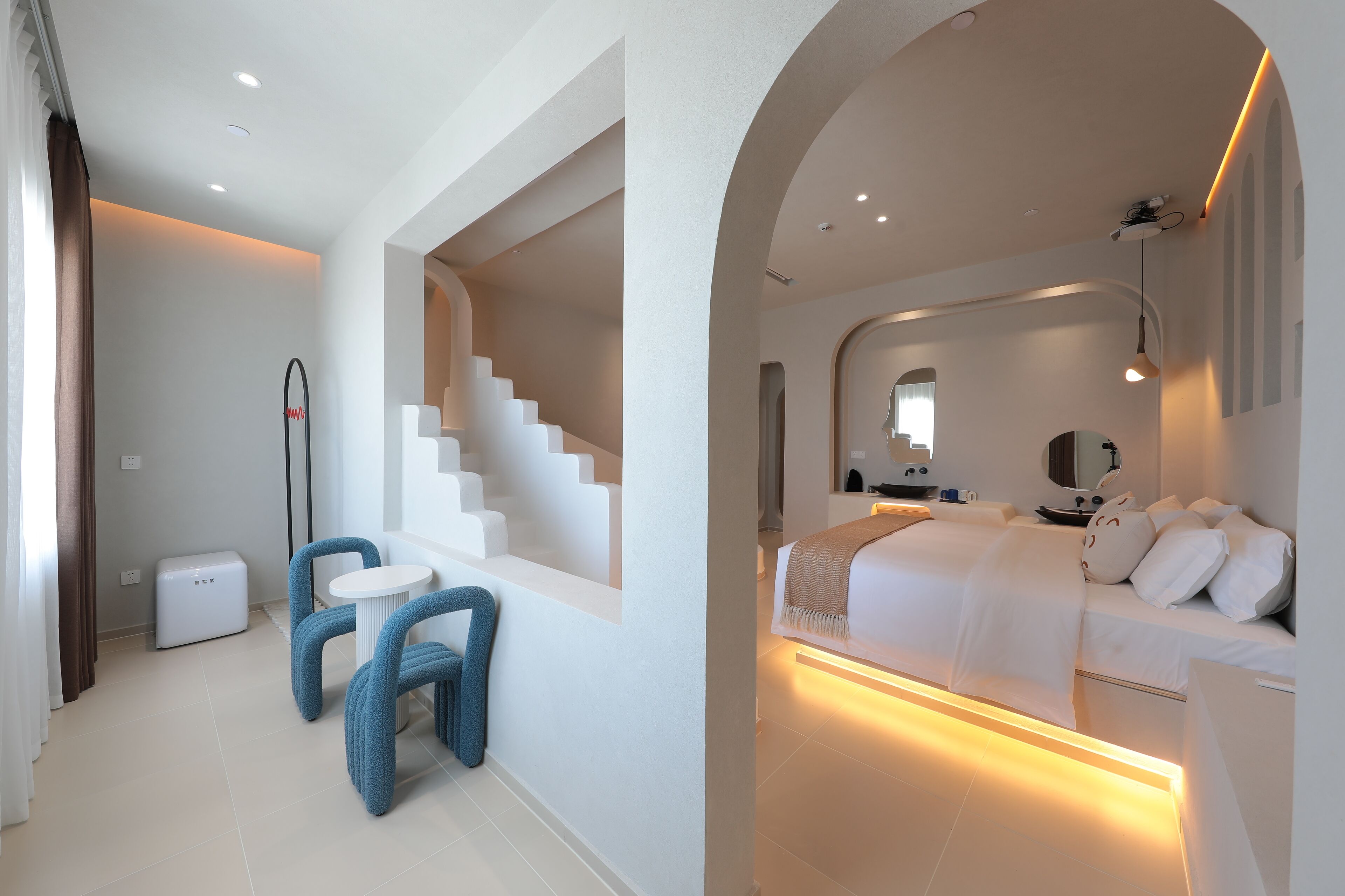 Deluxe Triple Room, Sea View | Down duvets, minibar, blackout curtains, iron/ironing board