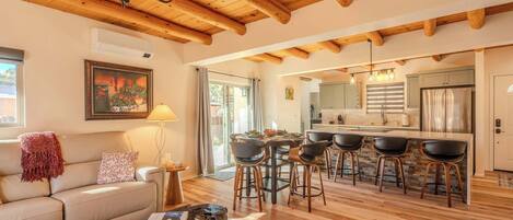 TV connectée, cheminée