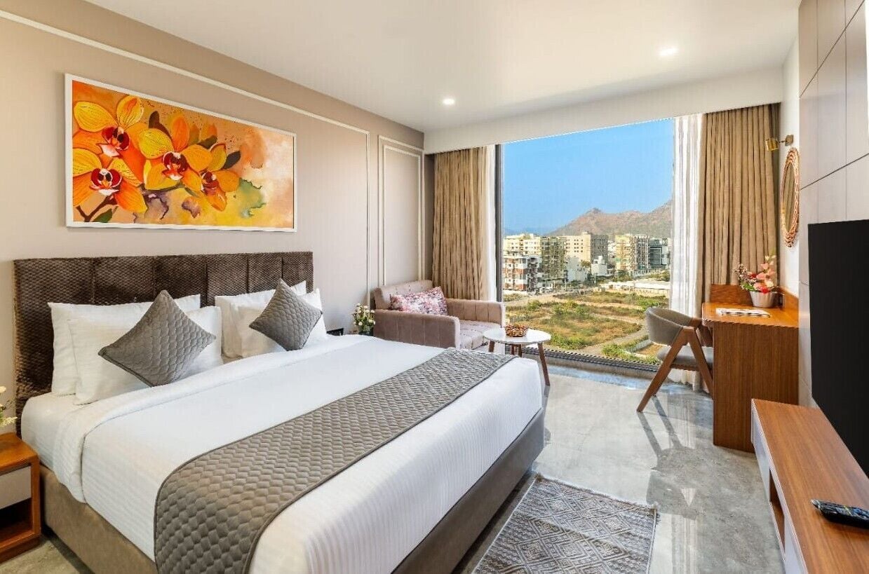 Executive Garden View Rooms | Literie de qualité supérieure, matelas mémoire de forme, minibar, bureau