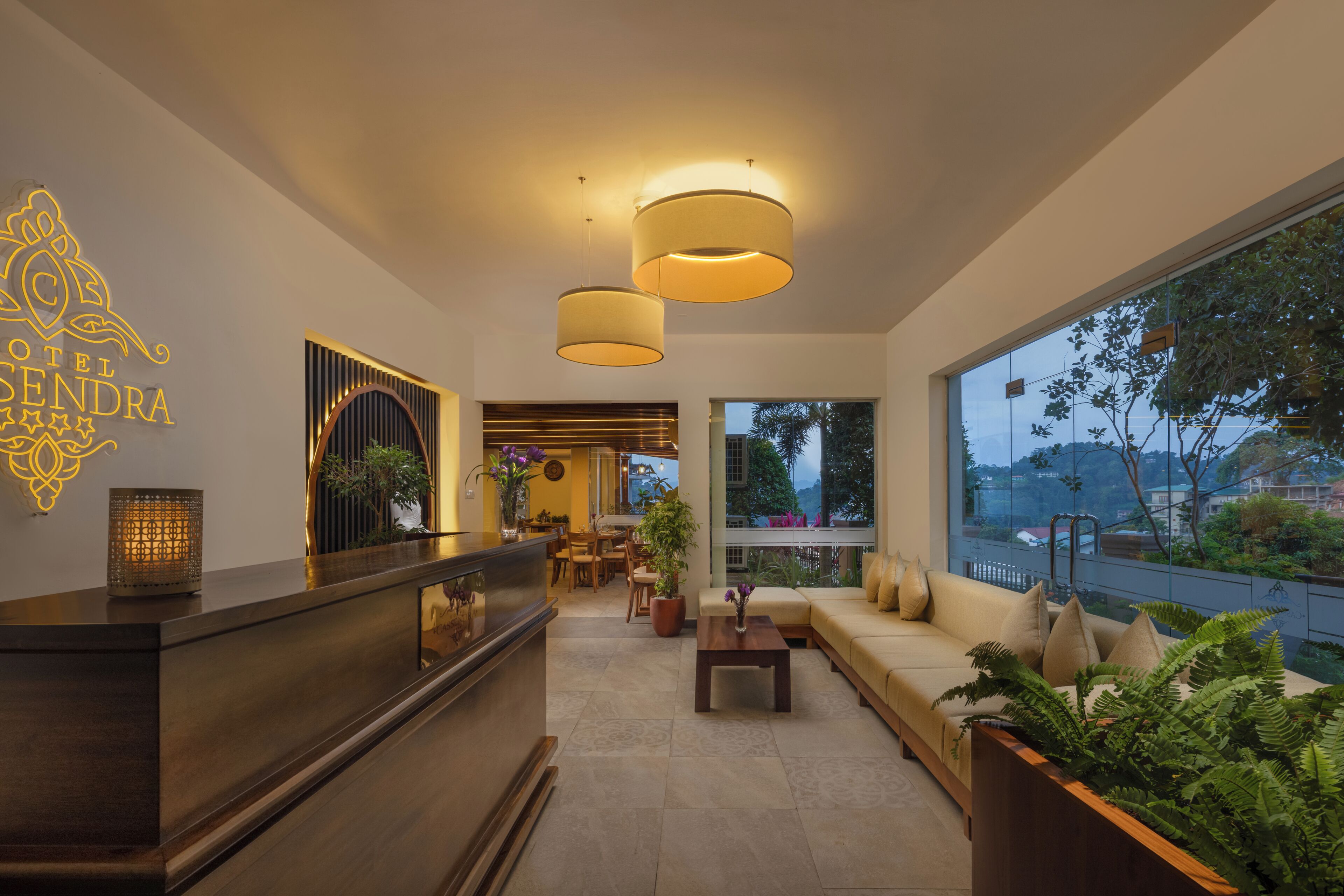 Lobby sitting area