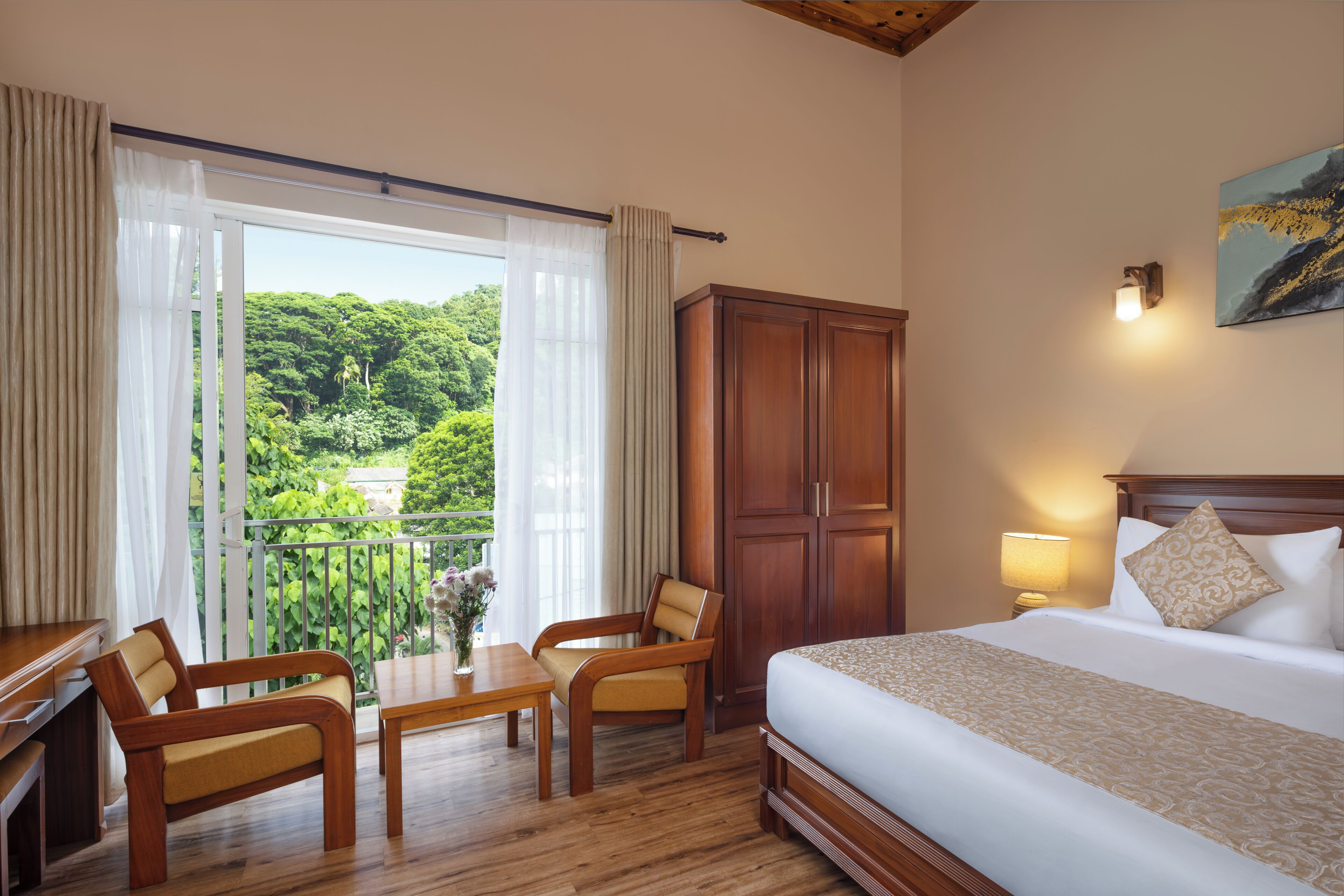 Deluxe-Doppelzimmer, Balkon, Bergblick