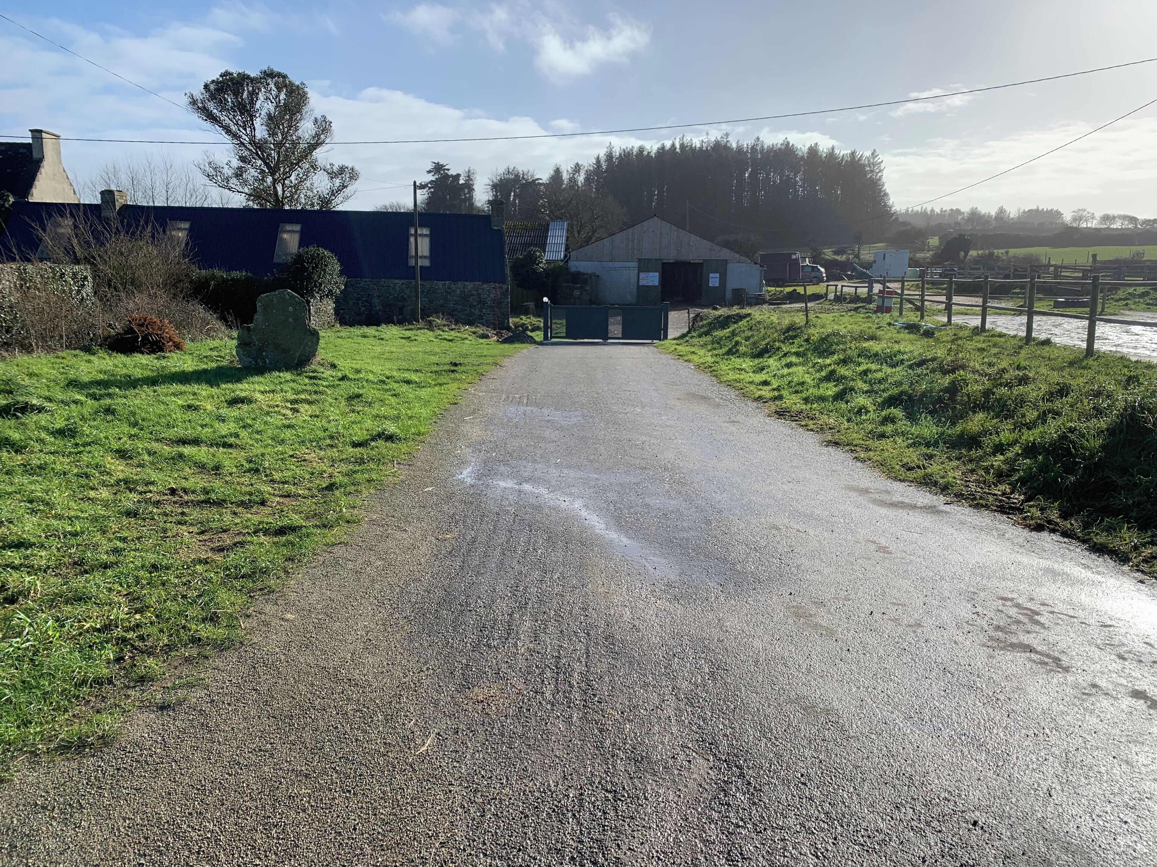 Enceinte de l’hébergement