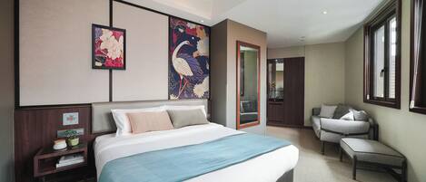 Executive Double Room | In-room safe, individually furnished, desk, laptop workspace