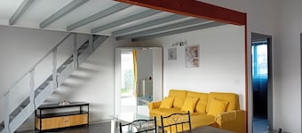 Rental atypical house Ardèche, one of the most beautiful villages in France VOGÜÉ