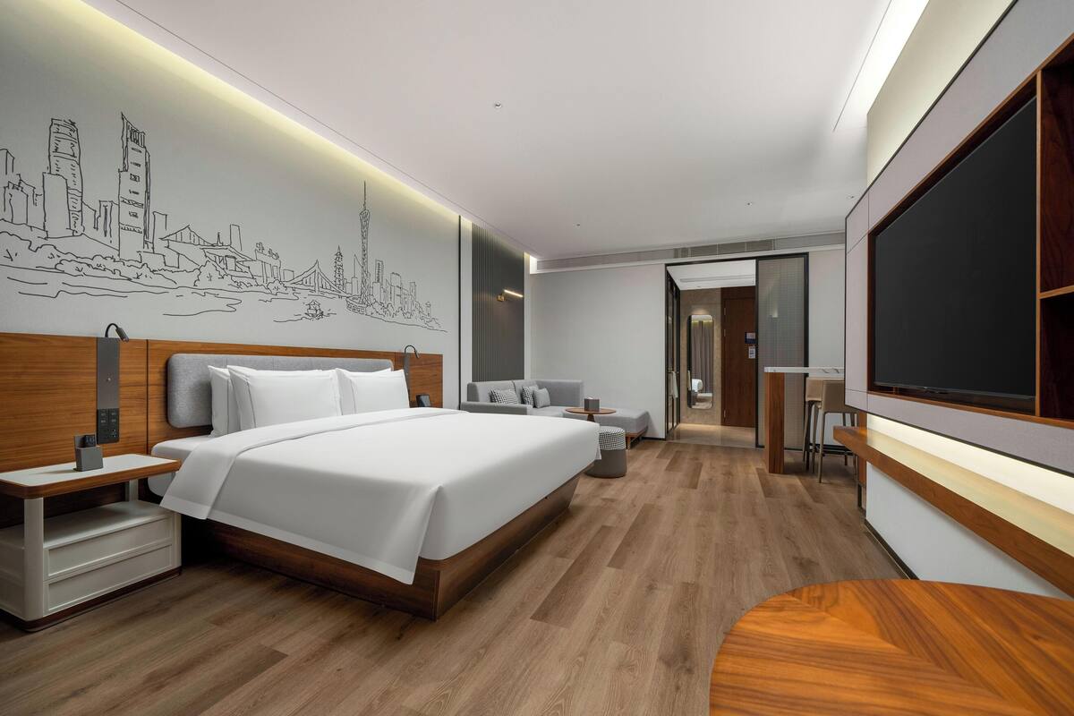 Kamar Double Eksekutif | Minibar gratis, meja kerja, dan ruang kerja ramah laptop