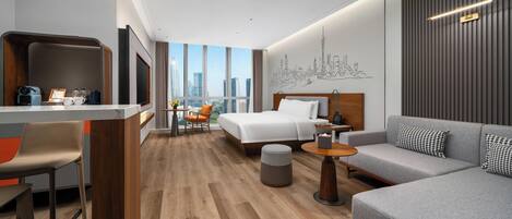 이그제큐티브 더블룸 | 무료 미니바, 암막 커튼, 다리미/다리미판, 무료 WiFi