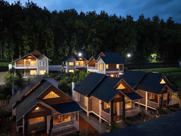 Front of property – evening/night