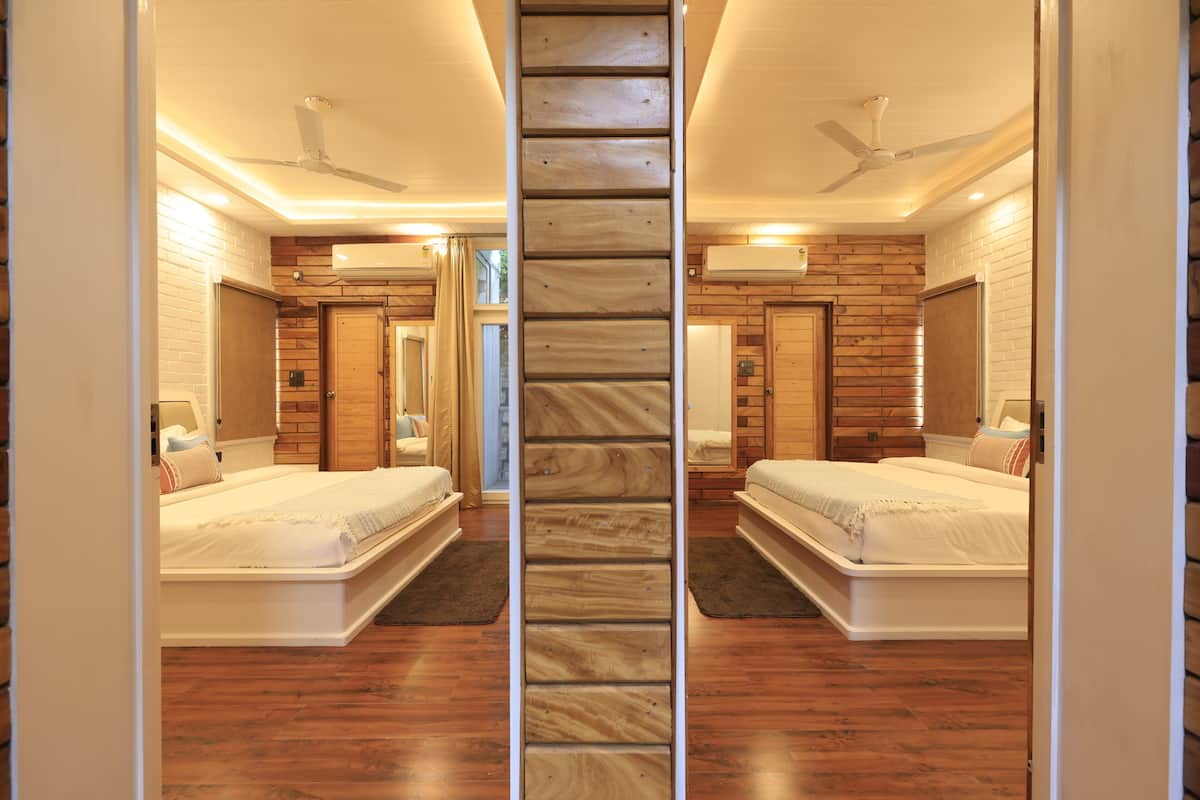 Executive Family Studio | 1 Schlafzimmer, Bettwäsche aus ägyptischer Baumwolle