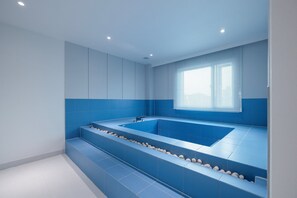 Bañera de hidromasaje privada