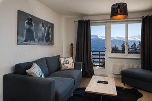 TV, books, computer monitors - Magnificent apartment close to the center and skiing (Crans-Montana)