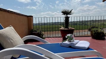 Deluxe-Zimmer, Blick auf den Weinberg
