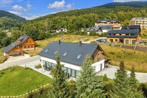 Villa | Exterior - Villa in Krkonose With Sauna and Forest Views (Cerny Dul)