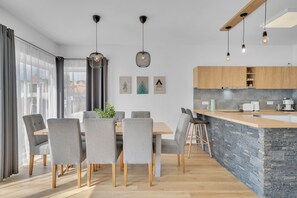 Villa | Dining - Villa in Krkonose With Sauna and Forest Views (Cerny Dul)
