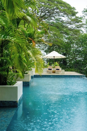 Outdoor pool. Clodagh Manor House by Seven Angels