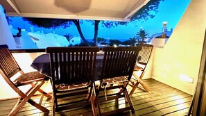 Outdoor dining - Apartment with great Sea View and Community Swimming Pool and private parking01 (Cap d'Artrutx)