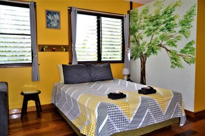 1 bedroom, internet, bed sheets