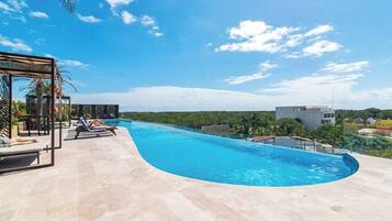 Apartment, 1 Bedroom, Balcony, City View | Pool | Outdoor pool