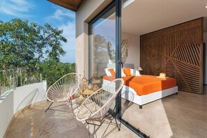 Departamento, 1 habitación, balcón, vista a la ciudad | Balcón