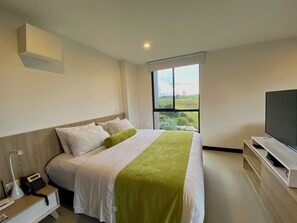 1 bedroom, iron/ironing board, Internet, bed sheets
