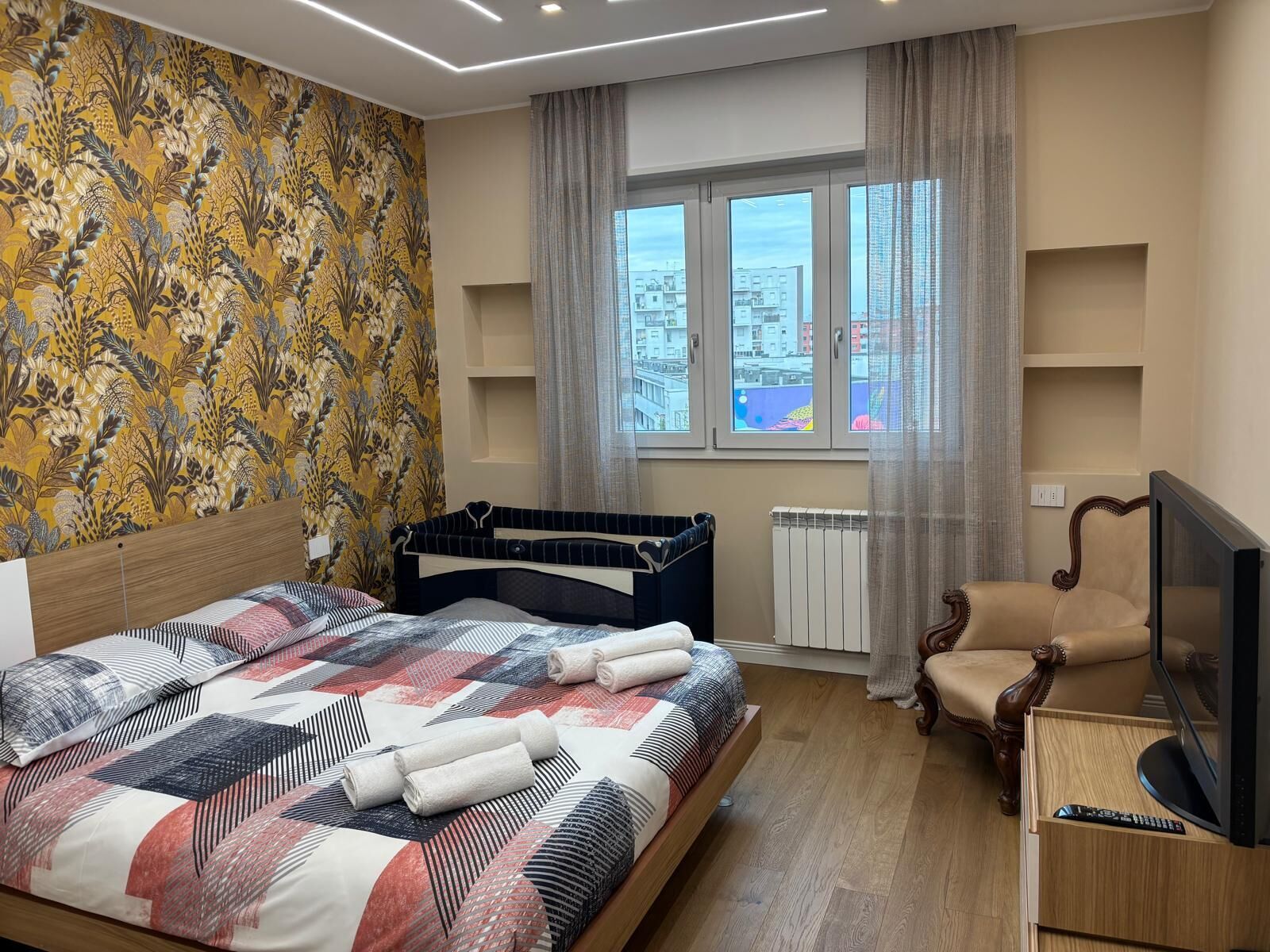 1 chambre, fer et planche à repasser, Wi-Fi, draps fournis