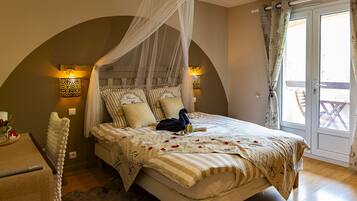 Individually decorated, individually furnished, blackout drapes