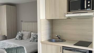 Standaard studio | Individueel gemeubileerd, een strijkplank/strijkijzer, gratis babybedden