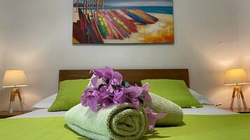 Apartment, 2 Bedrooms, Garden View | Premium bedding, individually decorated, individually furnished
