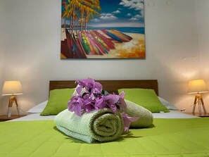 Apartment, 2 Bedrooms, Garden View | Premium bedding, individually decorated, individually furnished - COTE PLAGE LE BALAOU (Saint-François)