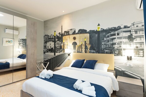 Deluxe Double or Twin Room, Balcony, Partial Sea View | In-room safe, blackout curtains, free WiFi, bed sheets - Urban Beach (Francavilla al Mare)