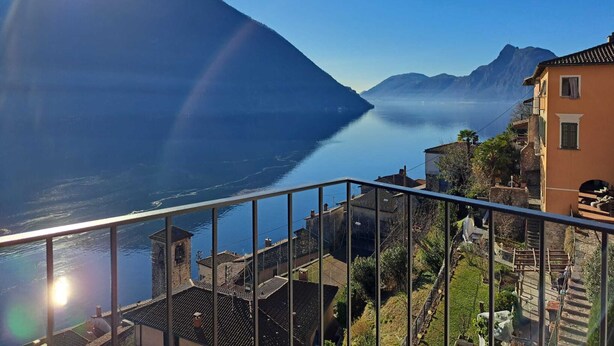 Apartment, Lake View | Terrace/patio - Unique Gandria Attic (Lugano)