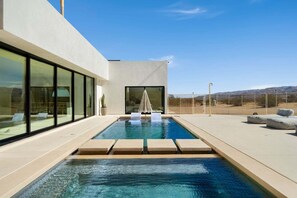 A heated pool - Villa Luna | Ibiza villa w pool & rooftop deck (Joshua Tree)