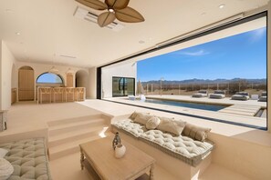 Terrace/patio - Villa Luna - Ibiza villa w pool & rooftop deck (Joshua Tree)