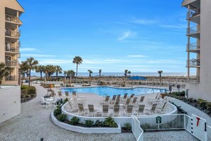 Una piscina riscaldata