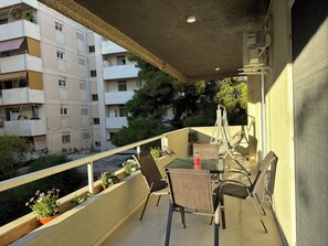 Appartement Premier, vue sur la cour intérieure | Terrasse/patio