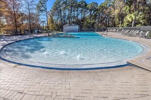 Una piscina riscaldata