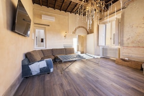 Duplex design, vista para a cidade | Área de estar