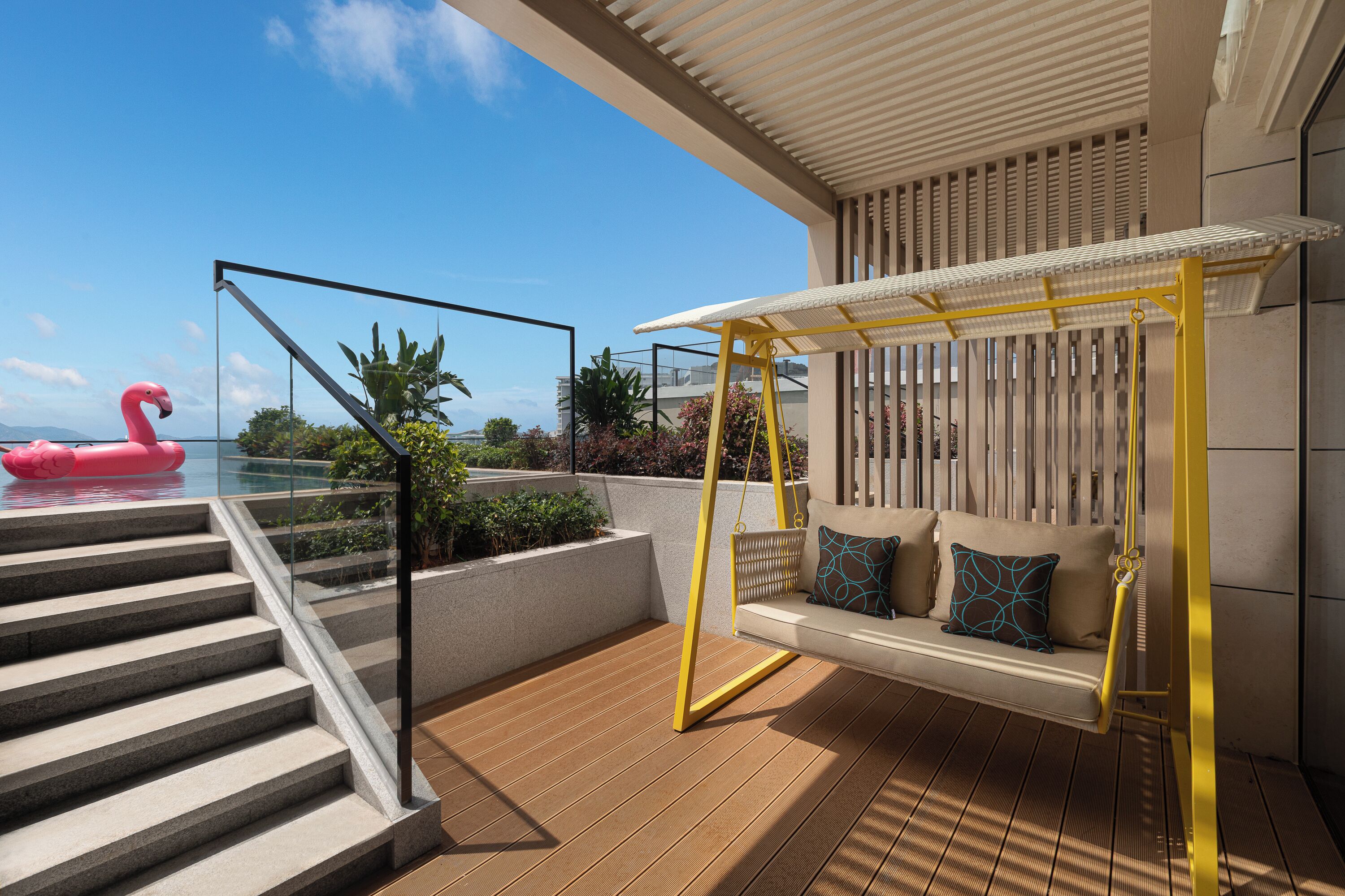 Premium Room, 1 King Bed, Ocean View (Outdoor Private Pool) | Minibar, in-room safe, desk, laptop workspace