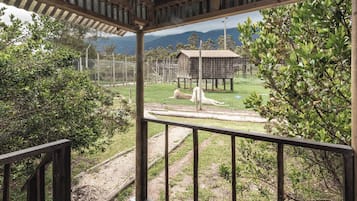 Cabin, 1 Bedroom, Smoking, Balcony | Garden